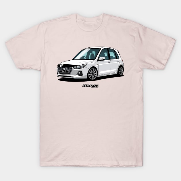 Hyundai i30SR (THICC) T-Shirt by RexDesignsAus